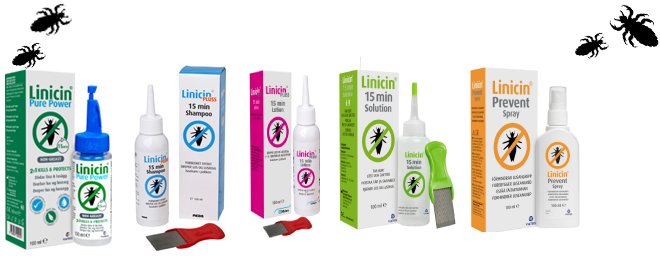 Linicin har produktene som tar knekken på lusa Linicin har produktene som tar knekken på lusa