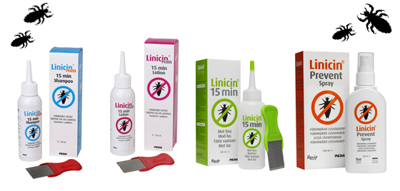 Linicin produktserie behandler luseangrep